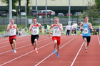 Mens under-17s 200 metres 2019 North Eastern Track and Field Champs., Middlesbrough. Photo:  David T. Hewitson/Sports for All Pics